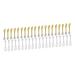 FRCOLOR 40 Pcs Scoop Eye Cream Stick Tools Face Cream Scraper Tool Trowel Care Lotion Abs 7.80X1.40X1.30CMx4pcs As Shownx4pcs