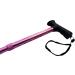 Deluxe 4-Part Folding Adjustable Aluminium Metallic Compact Walking Stick Cane for Men Ladies and Women with Soft Grip Gel Handle 33.5 37.5 Pink - Buy Online on GoSupps.com