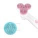 Abhi Sonic Vibration Face Cleaning Brush - Deep Cleaning Blackhead Removal Facelifting & Massage | USB Charging & 3 Modes | 3D Rotating Brush Heads - Pink - Buy Online on GoSupps.com