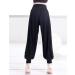 Kids Black Modal Harem Pants for Dance, Pilates & Active Wear - Buy Online on GoSupps.com