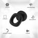 Fita+ Noise Cancelling Ear Plugs - NRR 33 dB, Reusable Silicone Earplugs for Sleeping, Concerts, Motorcycle, Travel - Black - Buy Online on GoSupps.com