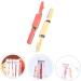 FRCOLOR 6 Sets Double-Headed Eyebrow Razor Trimmer - Face Shaper & Exfoliator - Pocket Size - Red & Yellow - Perfect for Precise Eyebrow Shaping - Buy Online on GoSupps.com