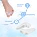Foot Care Kit: Toe Separators, Gel Sleeves, Alignment Socks & Straightener for Hammer Toes, Bunions & Overlapping Toes - Buy Online on GoSupps.com