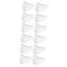 Mobestech 6 Pairs Forefoot Pad Orthotic Insoles Wedge Pillow Shoes Absorption Cushion Ball of Foot Cushion Orthotics Stick Insoles of Foot Insert Dancer Pad Half Size Pad Pu White