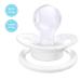 Buy LittleForBig Large Shield Pacifier II - Adult Size White Circus Elephant Pattern | International Shipping Available - Buy Online on GoSupps.com