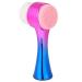minkissy Facial Cleansing Brush Exfoliating Face Brush Deep Cleansing face Silicone Brush for face Facial Brush Skin Cleansing Double Sided 3D face Brush 13X5.5cm