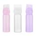 Minkissy 3pcs Root Comb Applicator Bottle Brush Root Comb Bottle for Hair Dye Coloring Scalp Treatment Essential White Purple Pink