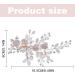 XIKSJW Bridal Hair Pin Wedding Headwear Fashion Rhinestone Insert Comb Pearl Hair Comb Rose Gold Wedding Hair Pin Rhinestone Bridal Hairpin - Handmade Flower Clip Headwear For Women - Buy Online on GoSupps.com