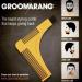Groomarang Beard Styling Comb Tool - Create Perfect Lines & Symmetry Effortlessly - Buy Online on GoSupps.com
