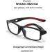 Buy Eyglajdd Sporty Reading Glasses for Men & Women - 5 Pack Blue Light Blocking Light Rectangle +2.50 in Black Blue Gray White Orange | Shop Internationally! - Buy Online on GoSupps.com