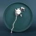 Pokinge China Style Pearl Hairpins Zinc Alloy Leaf Hair Accessories Vintage Round Moon Hair Forks Classic Simple Headwear Gifts for Women Girls(A) - Buy Online on GoSupps.com