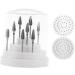 POPETPOP 2 Pcs 48 Nail Bit Holder Nails Drill Bits Nail Display Stand Nail Drill Bits Stand Nail Drill Bits Holder Nail Grinding Head Nail Drill Bit Container Organizer White Multicolor Size 1x2pcs Whitex2pcs - Buy Online on GoSupps.com