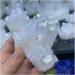 Natural Crystal Cluster Plated White Crystal Cluster Reiki Stone Crystal Tip House Decorative Specimens Crude Mine PEIQIYIN Stone Mineral Specimen 1pc - Buy Online on GoSupps.com