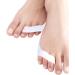 Jinlanshop 4-Piece Silicone Toe Spreader & Separator - Universal Size White Protector for Small Toes | Prevent Overlapping - Buy Online on GoSupps.com