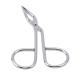 LZIYAN Stainless Steel Eyebrow Scissors Tweezers Elbow Pliers Clip Scissors Flat Tip Tweezers Hair Plucker