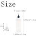 MYYZMY 5 Pcs Precision Tip Applicator Bottles - 4 Ounce Translucent Glue Bottles with Mini Funnel and 5 Color Lid - Buy Online on GoSupps.com