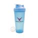 Muscle Booster Shaker Bottle Great for Protein Shakes and Pre Workout 24-Ounce (Blue)