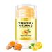 Neck Firming Stick, Turmeric & Vitamin C for Face & Neck, Turmeric Face Cream Smoothes Wrinkles & Repair Cream to Moisturize, Erase Fine Lines, Firm