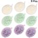 NOLITOY 9pcs Mesh Bath Ball Set | Premium Loofah Shower Pouf & Body Sponge | Soft Scrubber for a Refreshing Bath Experience - Buy Online on GoSupps.com