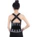 Back Brace Lumbar Support Breathable Lower Back Spine Decompression Waist Trainer Belt For Men And Women Waist Belt(Large) Large Black - Buy Online on GoSupps.com