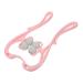 Subsofan neck massage roller neck massage device 6 wheel pressure massage tools kneading massage device Neck roll The shoulder tool acupuncture stick pp 35.5x18.5x2cm pink