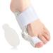 KOTALS Bunion Corrector for Women Men Hallux Valgus Brace Splint Pads Big Toe Separators Straightener (white-1pack)