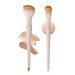 Foundation Concealer Brush Set Double-ended Blending brush for Makeup Face Makeup Brushes for Liquid Powder Concealer Cream Cosmetics (Pink)