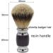Buy NSNT Exquisit Men's Shaving Brush Set - Fashionable Silver Holder & Safety Razor | 9.5x15cm | International Shipping Available - Buy Online on GoSupps.com