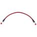 Universal Motorcycle Brake Oil Hose Line - Stainless Steel Braided Fuel Hose Connector (45CM Red) for International Shipping - Buy Online on GoSupps.com