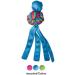KONG Wubba Weaves: Durable Dog Fetch & Chew Toy for Small Dogs - Assorted Colors - Buy Online on GoSupps.com