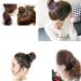 Fancyland Expandable Ponytail Holder & Strass Bun Maker Acrylic Hair Clip for Fast Volume & Stylish Twist Perfect for Ladies & Girls - Buy Online on GoSupps.com