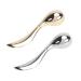 Minkissy 4 PCs Eye Cream Makeup Spatula Facial Massage Tools Make Up Spatula Facial Skincare Eye Massagers Face Cream Scot Care Cream Spoons Makeup Pick Sticks Mini Mud (1 Pack) Gold Silver 2 pieces