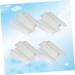 100pcs White Mesh Brush Covers - Reusable Protective Sleeves for Cosmetic & Painting Brushes - Makeup Brush Shield 11*1cm - Buy Online on GoSupps.com