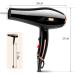 Professional Hair Dryer 2000W Salon Hairdryer with Nozzle Salon Lightweight Hairdryer Sets for Women Powerful Blow Dryer Hairdryer Low Noise for Home or Salon Black Small Gift - Buy Online on GoSupps.com