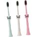 Fomiyes Kids Soft Toothbrush Set - Eco-Friendly Bamboo Coal Bristle for Children | Lightweight & Comfortable - Buy Online on GoSupps.com