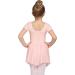 Arshiner Girls 2PCS Short Sleeve Ballet Leotards with Sequined Dance Skirt | 8-9 Years | Ballet Pink - Buy Online on GoSupps.com