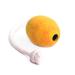 Wolters ostrich egg natural rubber with and without rope color: mango + rope size: M 80 x 60 mm M 80 x 60 mm mango + rope