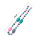 Sensory Chew Necklace for Kids Girls -Designed for Autism  ADHD  Oral Motor Kids- Baby Teether Necklace -Oral Sensory Chew Toys (Pink and Blue) - Buy Online on GoSupps.com
