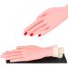 Nail Art Hand Portable Nail Fake Hand Manicure Supply Reusable ABS Silicone for Nail Shop for Home - Buy Online on GoSupps.com