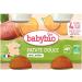 Babybio - Petits pots - Patate Douce - 2x130g - 4+ mois - BIO - Lot de 6 Patate douce 2x130g (lot de 6) - Buy Online on GoSupps.com