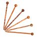 H H&J HUAJIAN Boho Vintage Wood Hair Styling Pins - 6 Pack with 5.1 Unique Prints for Quick Styling - Buy Online on GoSupps.com