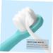 Frcolor Kids Toothbrush Set - 3-Pack Children's Toothbrush with Slipproof Design & Tongue Cleaner | Safe ABS Bristle & Teething Ring Toy - Buy Online on GoSupps.com