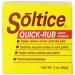 Soltice Soltice Quick Rub Topical Analgesic - 3 oz (Pack of 3)
