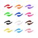 Housoutil 24 pair of glasses band children glasses holder glasses holes glasseshoking hook holder Reading glasses anti -ear hook glasses glasses glasses ears men and women glasses legs glasses case 4x0.6cm As shown