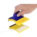 KOHARA 1 set Glass Cleaner Wiper Magnetic Doubles use Scraper Brush Cleaning Washing Tools