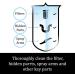 Eco-Friendly Dishwasher Cleaner and Deodorizer Remove Hard Water Stain Detergent Buildup and Grease Keep Your Dishwasher Cleaning Sanitary and Sparkly 12-Tablets 240g BigbigHouse - Buy Online on GoSupps.com