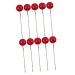 Artibetter 288 Pcs Diy Foam Red Fruit Simulation Berry Fake Berry Picks Burgundy Berry Picks Christmas Craft Wreath Pick Red Fake Berry Christmas Plants Picks Decor Artificial Crafts Redx2pcs 1.5x1.5x1.5cmx2pcs