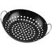 Toddmomy 2pcs Portable Round Baking Pan Non Stick Fry Pan Grill Trumpet Accessories Camping Accessories Baking Dishes for Oven Household BBQ Pan BBQ Supplies Vegetable with Holes Iron Tool - Buy Online on GoSupps.com