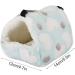 Sheens Winter Warm Tent Type Hamster Hammock Hanging Bed Colorful Habitats Nest House for Gerbils Chinchillas Squirrel Guinea Pigs Small Animals 14 * 12-Blue 14*12 Blue - Buy Online on GoSupps.com