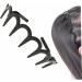 Men Wavy Metal Hairhoop Unisex Wavy Headband Black Spring Wavy Metal Hair Band with Long Teeth Hairhoop Sports Headband Headwear Accessories Black 1pc - Buy Online on GoSupps.com